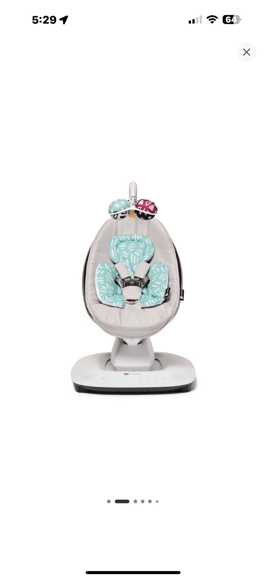 Baby Swing With Insert