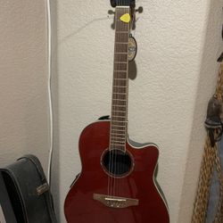 Ovation Acoustic Plug In Electric Guitar.