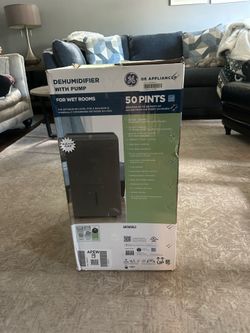 GE 50-Pint Dehumidifier with Built-In Pump