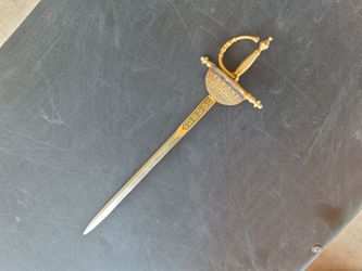 Decorative Miniature Rapier Sword Letter Opener
