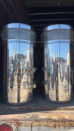 Peterbilt chrome exterior filters