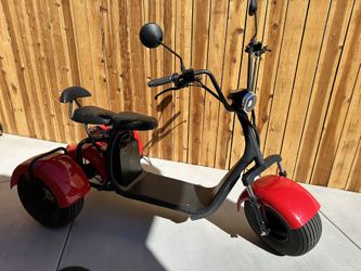 2000W Electric Fat Tire 60V Scooter Moped Bike w/ Double Seat Like CityCoco Bike - CT-2