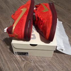Prods Habanero Red sb Dunks Size 13