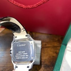 Cartier Santos 100 Diamonds. 