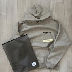 ESSENTIALS Hoodie Dark Oat