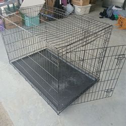 XL  Metal Dog Grate  .. 48 L   2 Door Access 