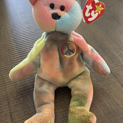 Ty Peace Beanie Baby 2/1/96