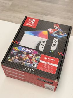 Take it home today from $5 - Rest L:ater - Nintendo Switch - OLED Model Mario Kart 8 Deluxe Bundle US Version (Brand New)