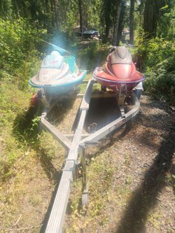 Seadoo with double trailer
