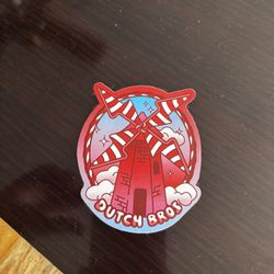 dutch bros holiday sticker