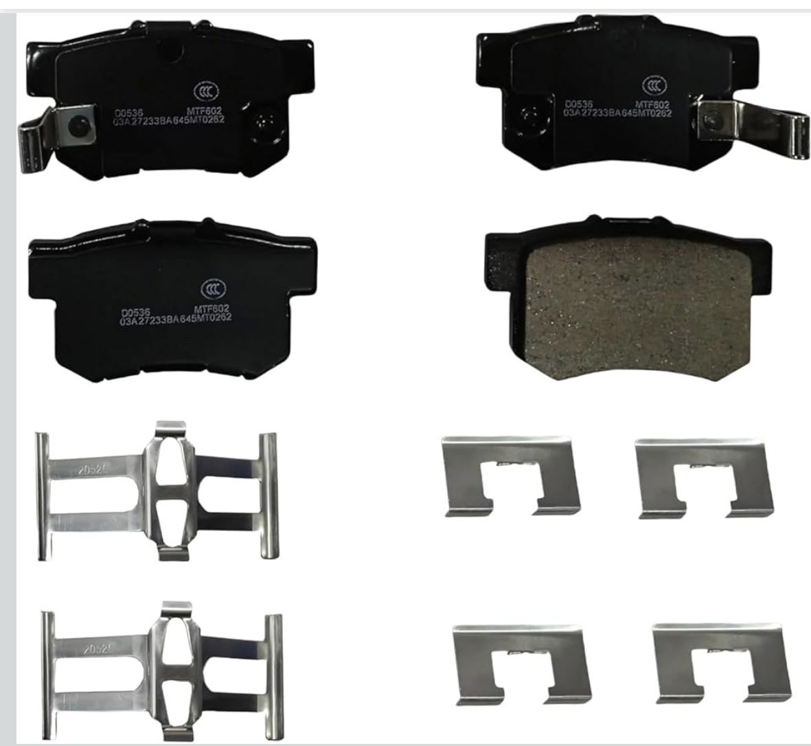 D536 Rear Ceramic Brake Pads