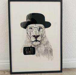 Say My Name Art Print and Frame