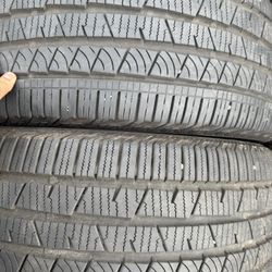 (2) 255/45R20 PAIR OF USED TIRES CONTINENTAL 85% LIFE !!