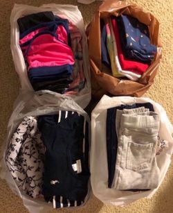 Mixed Lot of Toddler and Kids Girl Clothing