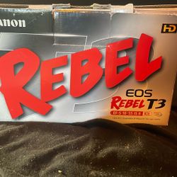 Cannon Rebel T3 DSLR