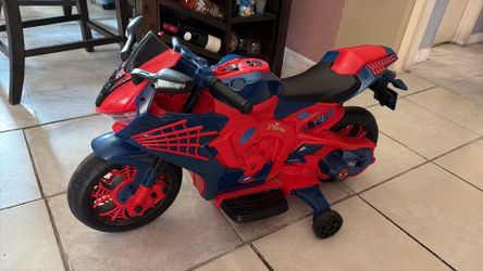 Moto eléctrica, Spiderman, para niños