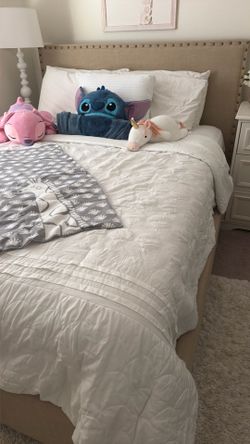 Bed frame and mattress