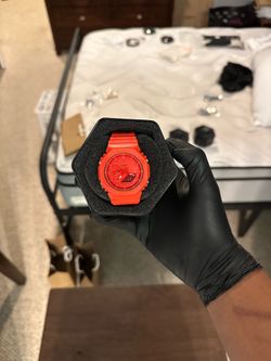All Red Gshock 2100