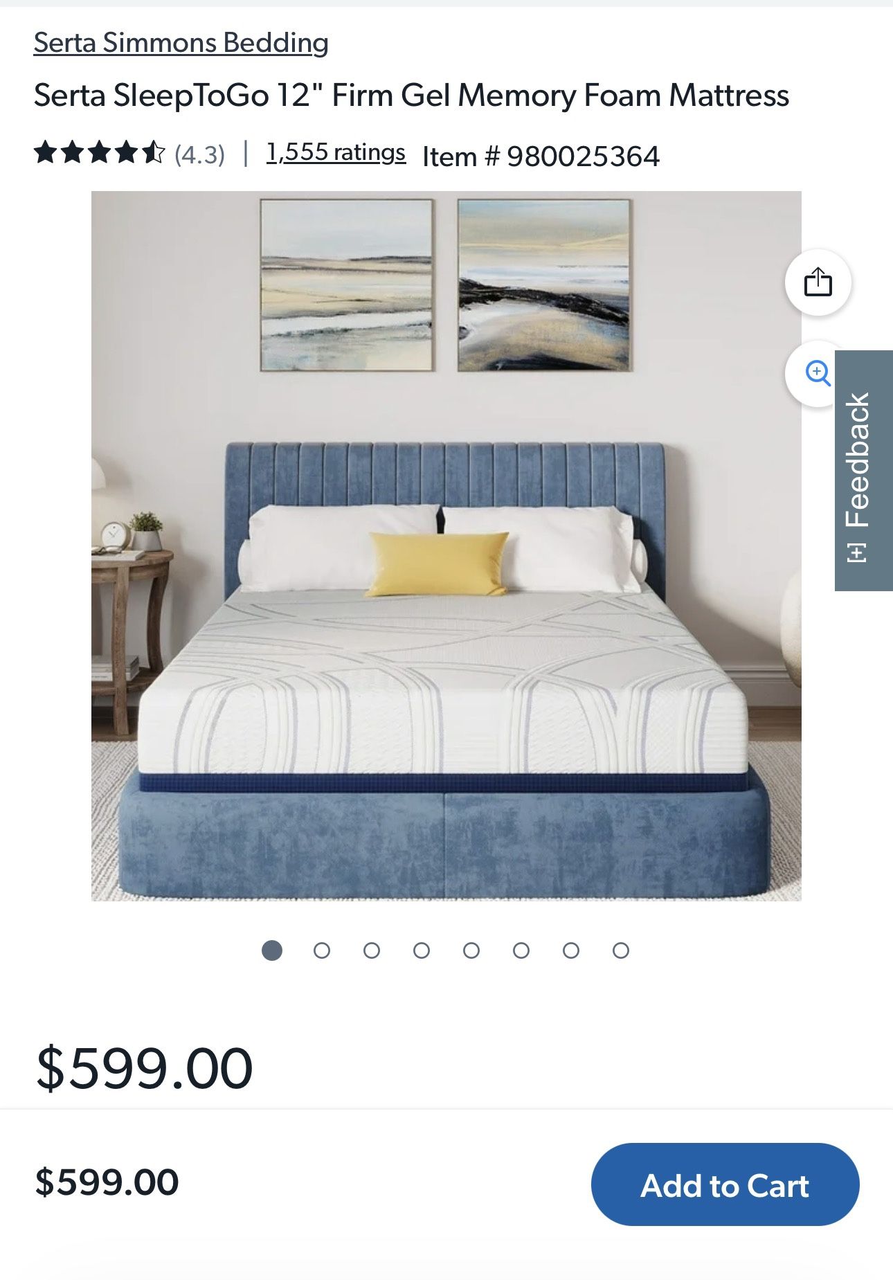 Serta Queen Bed Mattress 