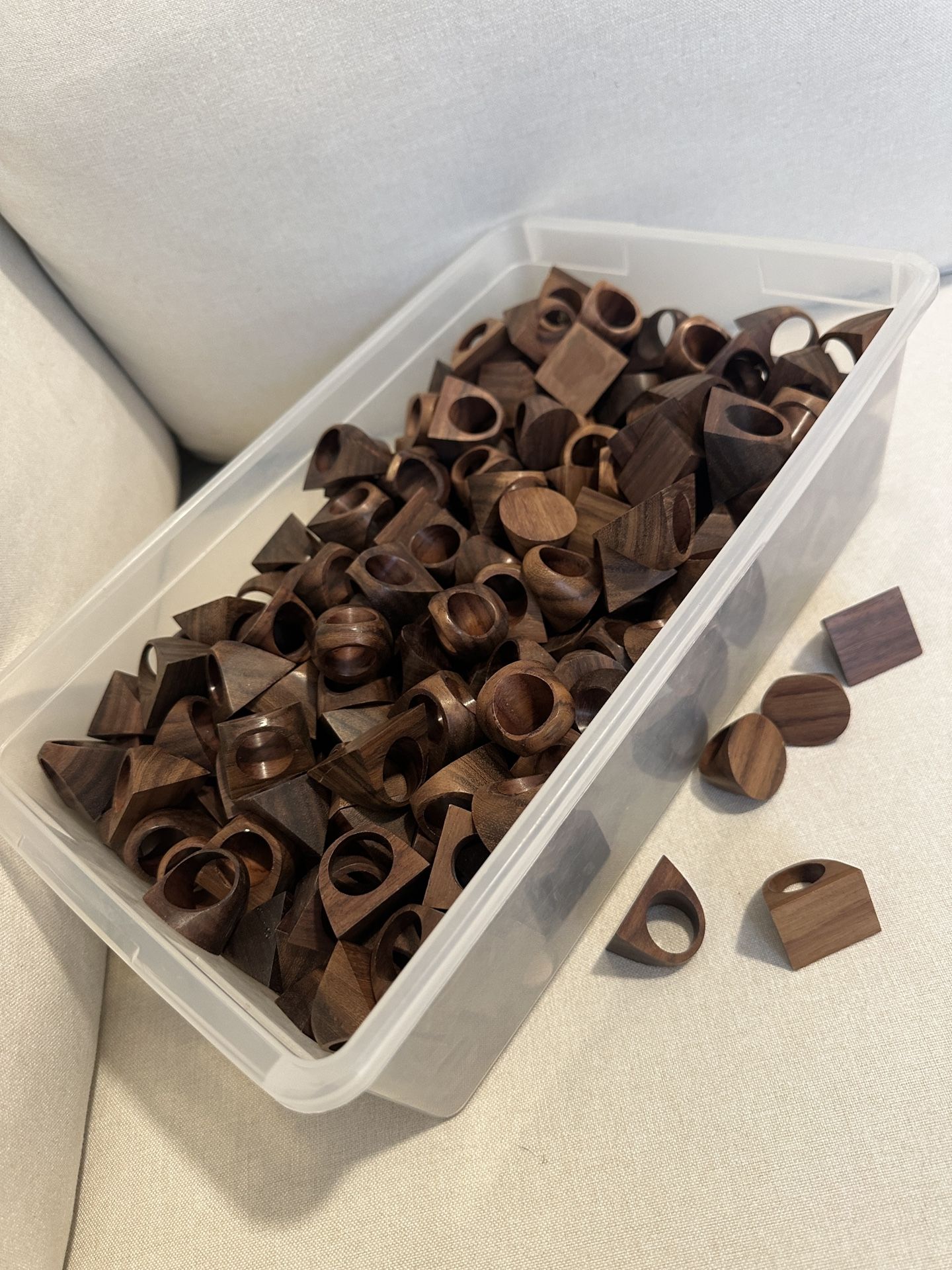 Bundle Of wooden Ring Blanks