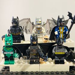 Batman Rare Suit Designs 6pc Minifigure Collection LEGO Compatible
