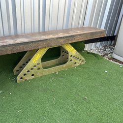 Rustic / Industrial Bench From Structural C Channel 