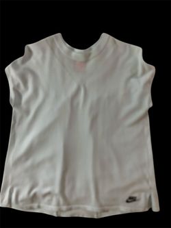 Nike women's Tech Knit tank top in Glacier Blue.
