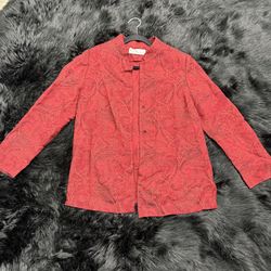 Vintage Young’s Hawaii Coat Jacket Womens S-M Paisley Print