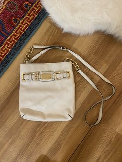 EUC Michael Kors Hamilton Crossbody Shoulder Bag Cream