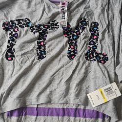 Girls Medium TTYL Shirt And Tanktop