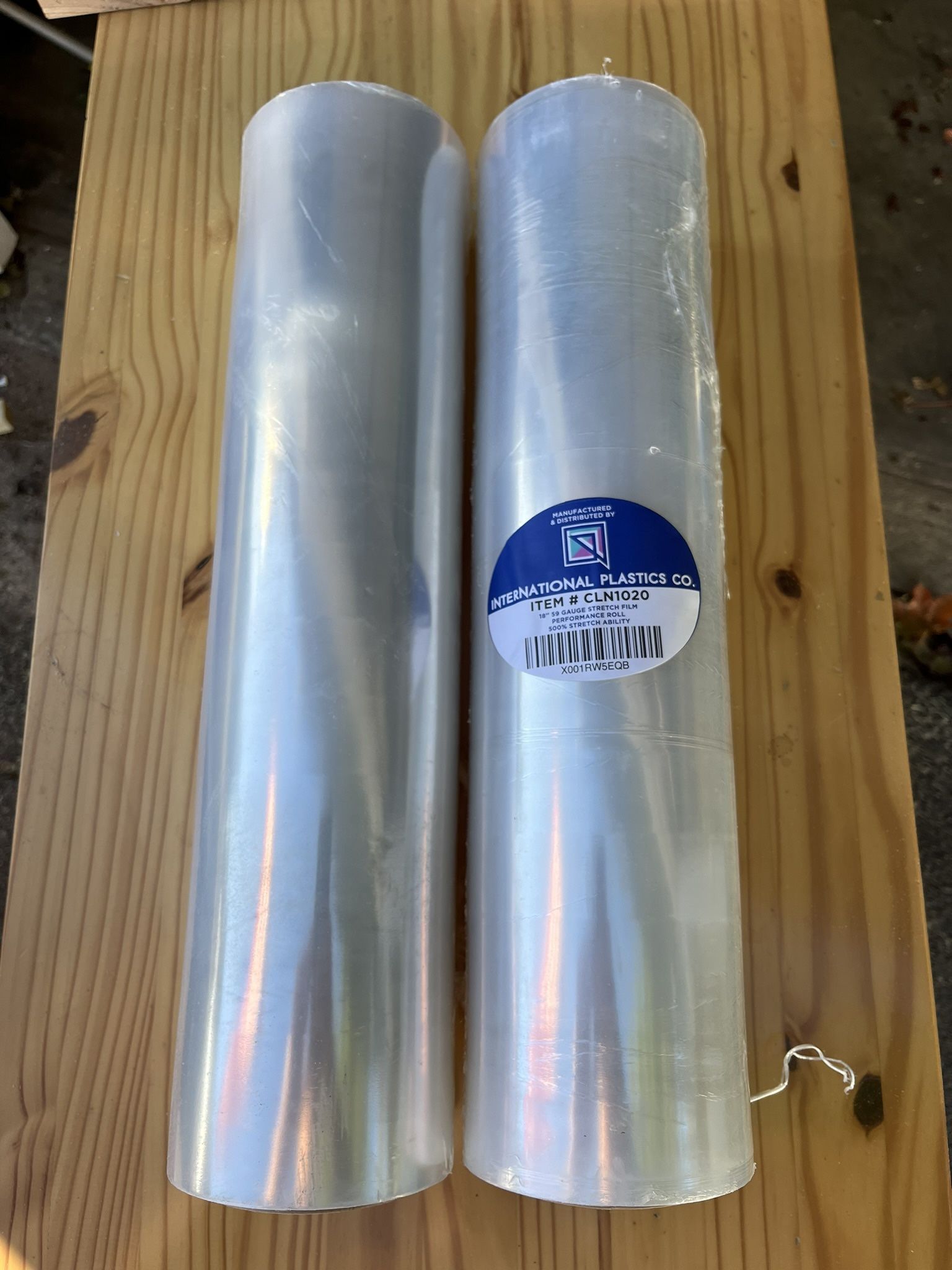 18” 59 Gauge Stretch Film (2) Rolls