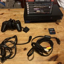 PlayStation 2 With Games+ 1 Controller