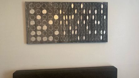Painting and Mechanical Wall Clock