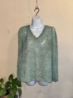 Sheer blouse size Medium