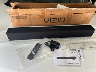 Vizio SB2820N-E0 2.0 Channel Sound Bar Speaker Black w/ Cords and Remote