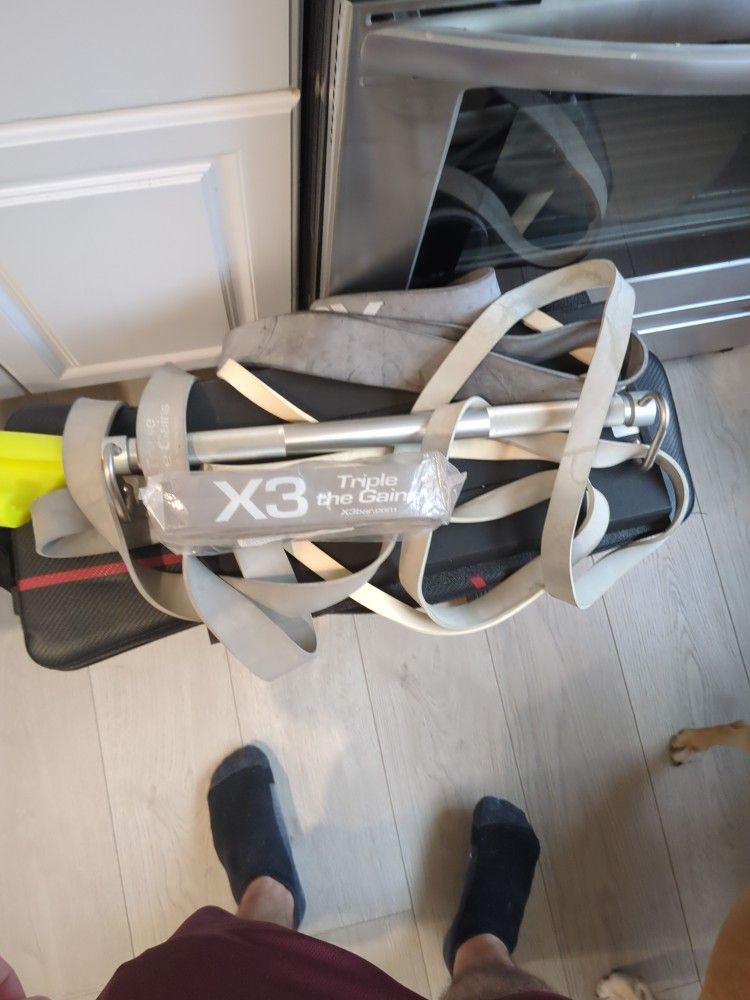 X3 Elite Bat With Bands And Base Plate