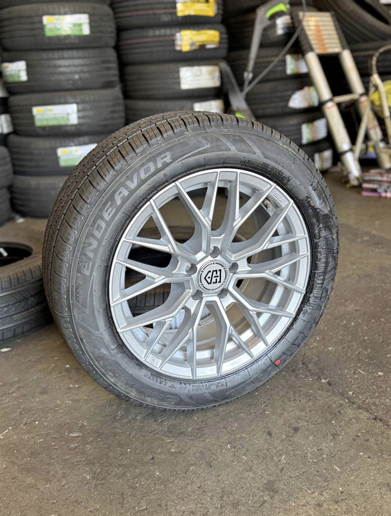 TIS 505S 16x7.5 5x100 Rims Tires Toyota Prius Celica Corolla Matrix