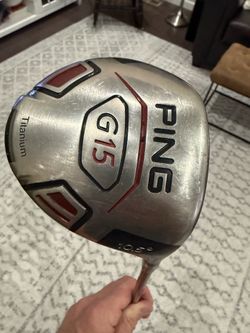 PING GOLF G15 Titanium Driver 10.5° Regular Flex NEW GRIP