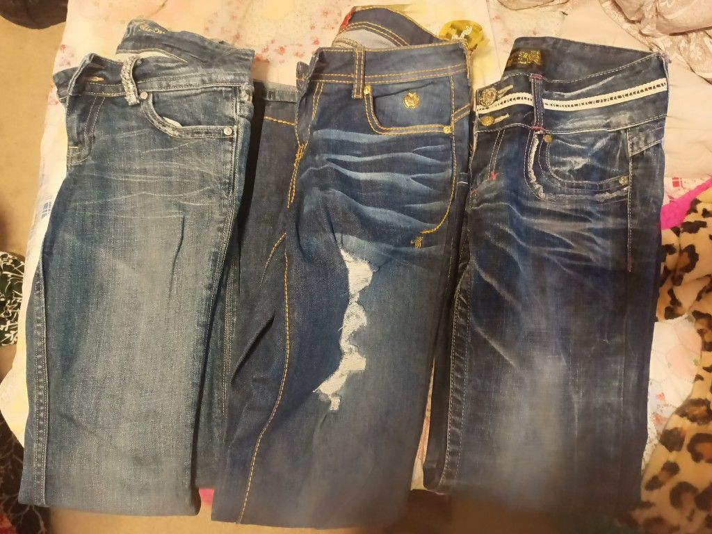 Miss Me Rock Revival Apple Bottom Red Pepper Jeans