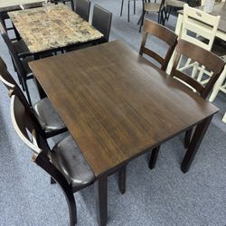 NEW Wood Dining Table ❣️Finance Available, $39 Down, New In Box 