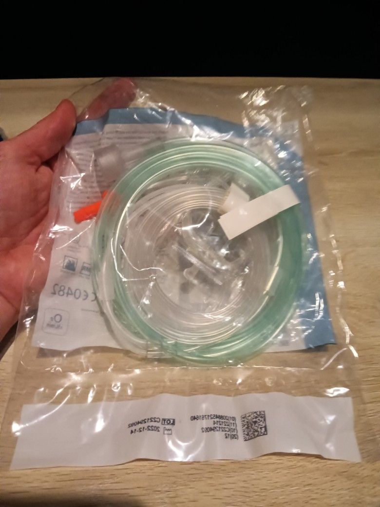 Medtronic Microsteam Advance Pediatric Oral Nasal CO2 Filter Line with O2 Tubing 2m/6.5 Ft Lot Of 8