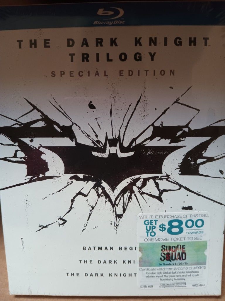 The Dark Knight Trilogy Special Edition Blu Ray (Sealed)