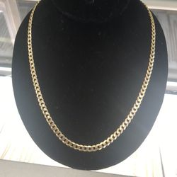 14k Solid Gold Cuban Links Necklace 25.9 Grams 26 Long Layaway Available 10% Down If You Interested Please Make Sure You Ask For Maribel Thank You 