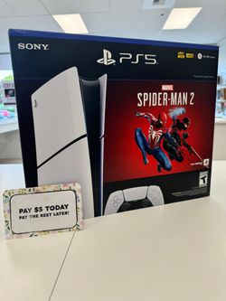 LIMITED STOCK 🔥 Sony Playstation -  PS5 Slim & PS5 Pro  - Gaming Console– Take It Home for Just $5 Down! 🎮