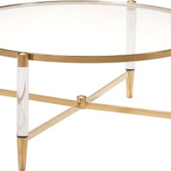 MODERN Coffee Table in Gold Finish
