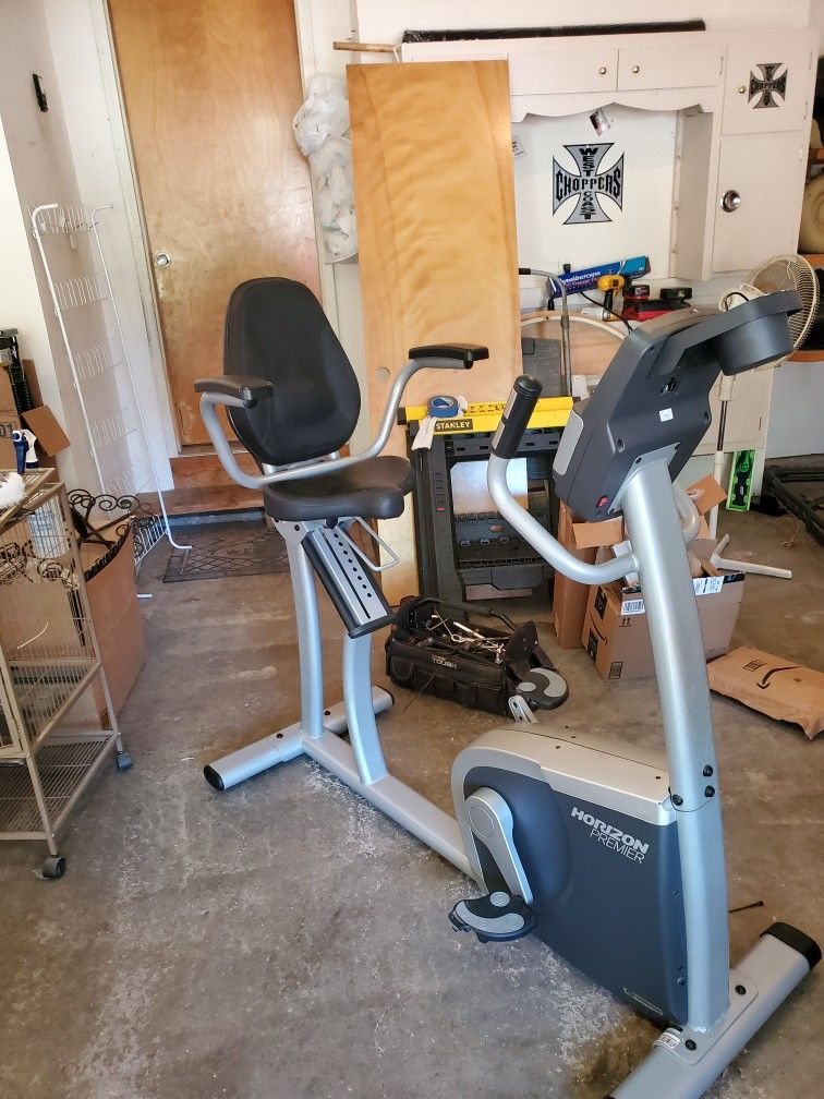 Horizon Premier Recumbent Exercise Bike