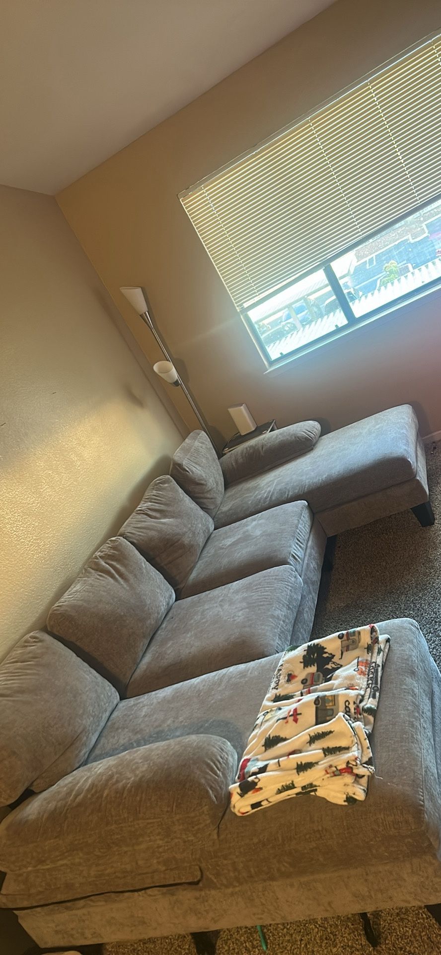 Couch And Dresser With Night Stand