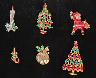 Vintage Christmas Pins $30. Pick-up In Aurora.