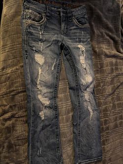 Men’s Rock revival: Size 28, Style SLIM BOOT