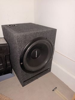Rockford Fosgate 12” R1 Sub + Prime R150X2 Amp + Custom Box - $225 OBO